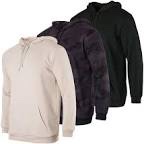 Real Essentials 3 Pack: Men's Fleece Pullover Hoodie - Long Sleeve Hooded Sweatshirt Pockets (Available in Big & Tall) Fleece Big & Tall 3X Set 4