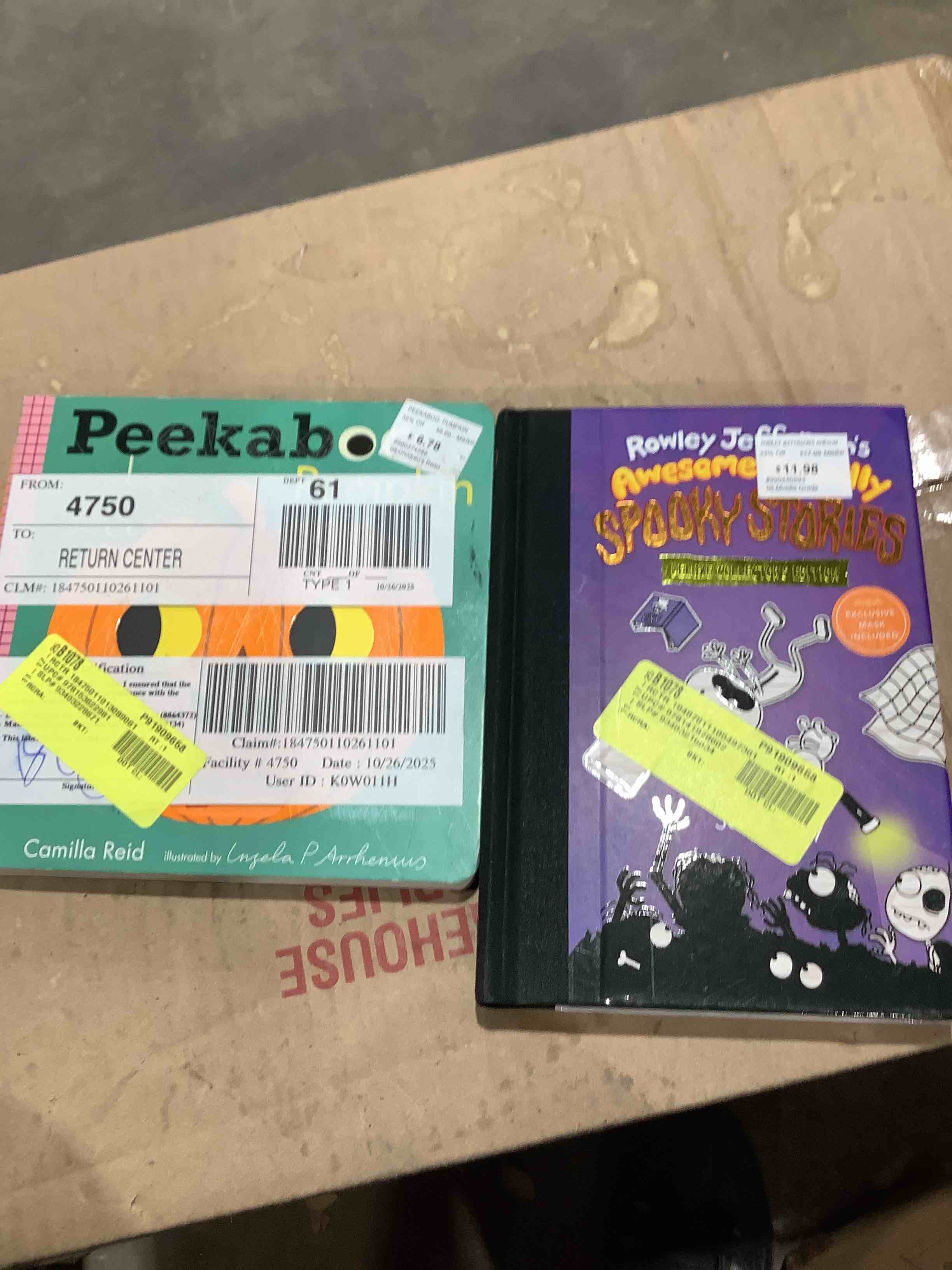 Fun children's books, peekaboo, pumpkin, and awesome spooky stories