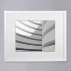 16" x 20" matted to 11"x 14" thin gallery frame white - threshold™: modern wall decor, beveled acid-free mat