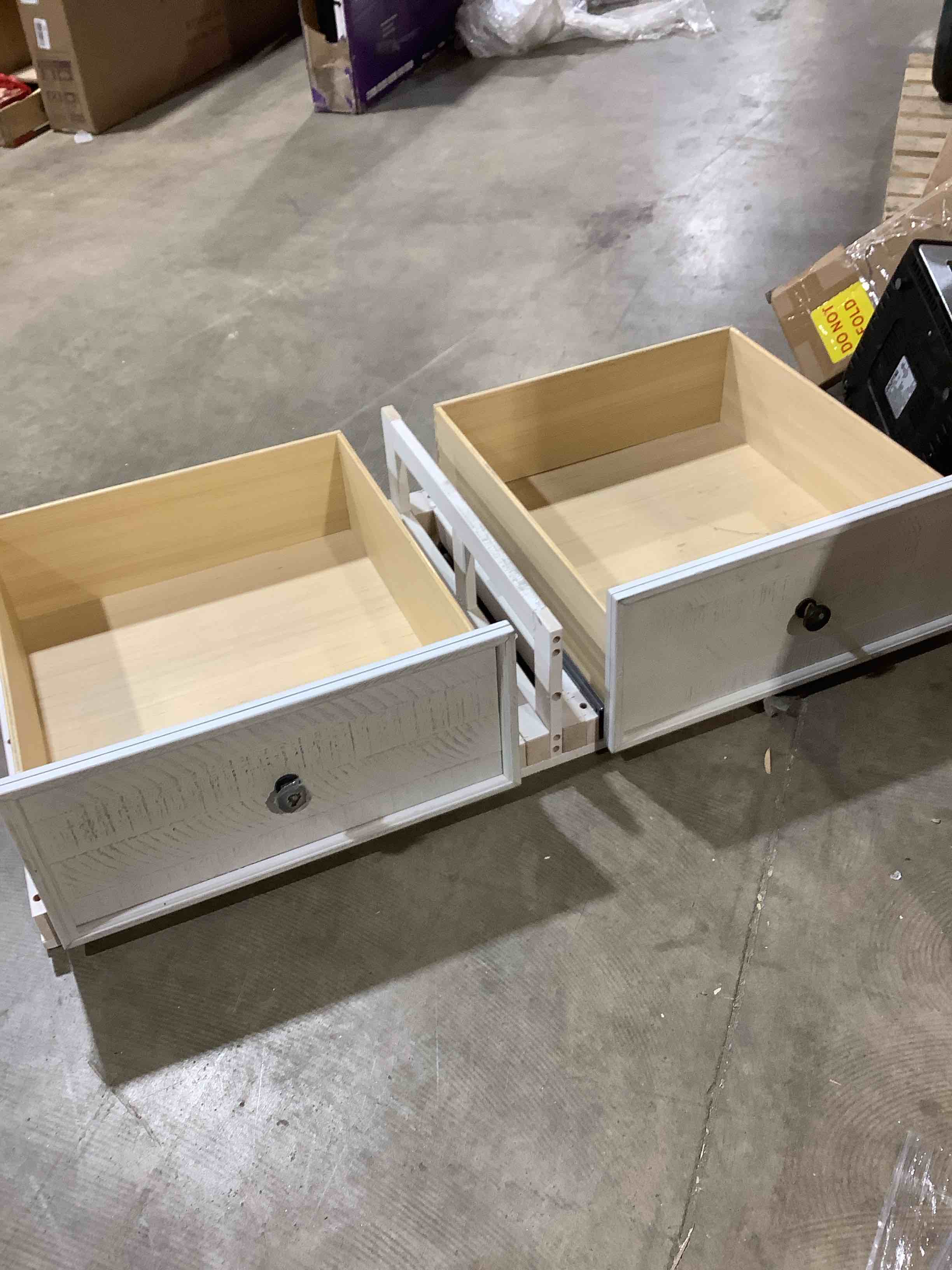Condition photo showing Good Condition for havalance queen headboard/footboard posts/drawers