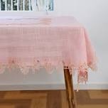 Gravois Table Cloth - Rose Quartz