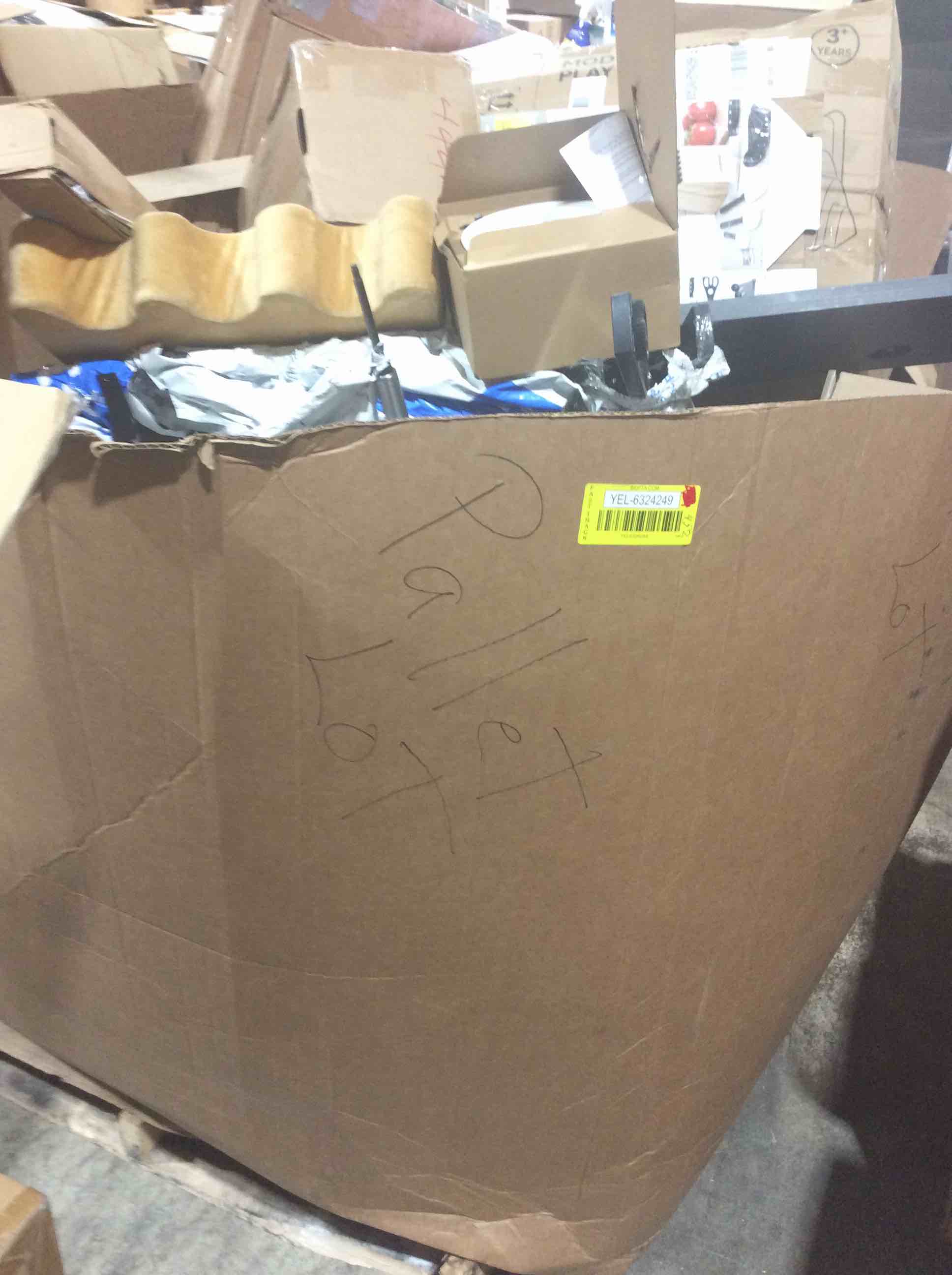 Pallet lot of Various Items , Toys; furniture, auto pars