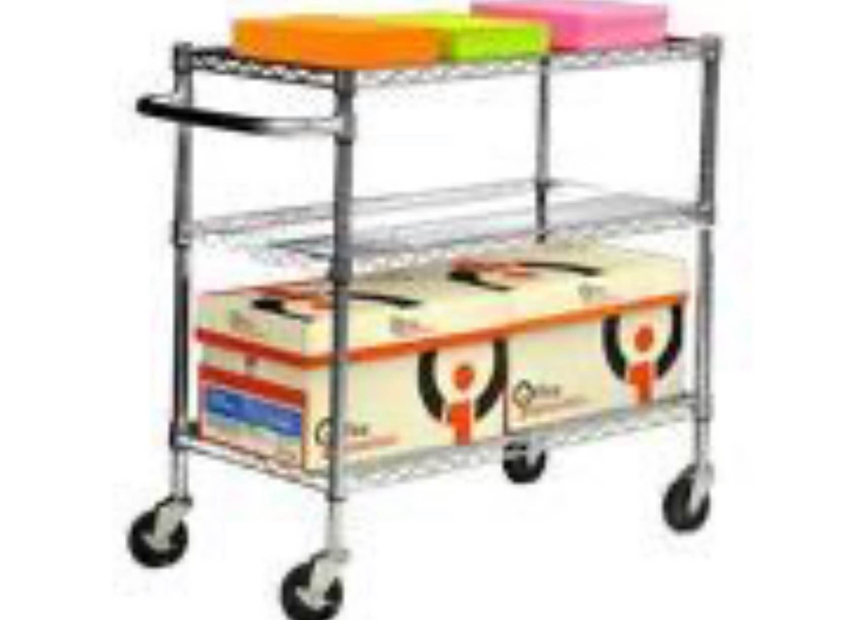 TRINITY EcoStorage® 3-Tier |40.25x18x36| Cart | NSF | Chrome