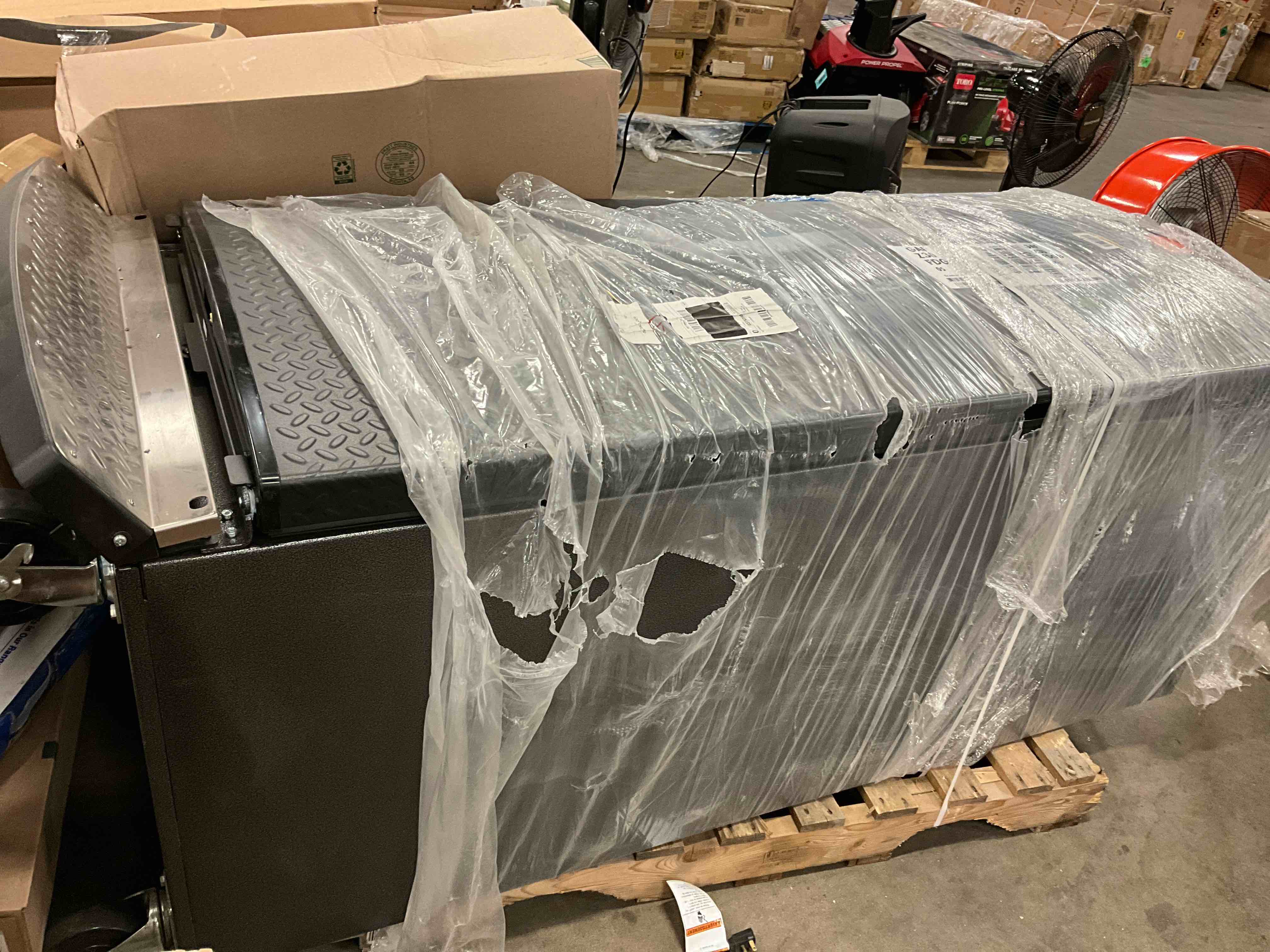 Gladiator 17.8 cu. ft. Upright Rolling Garage Freezer in Black