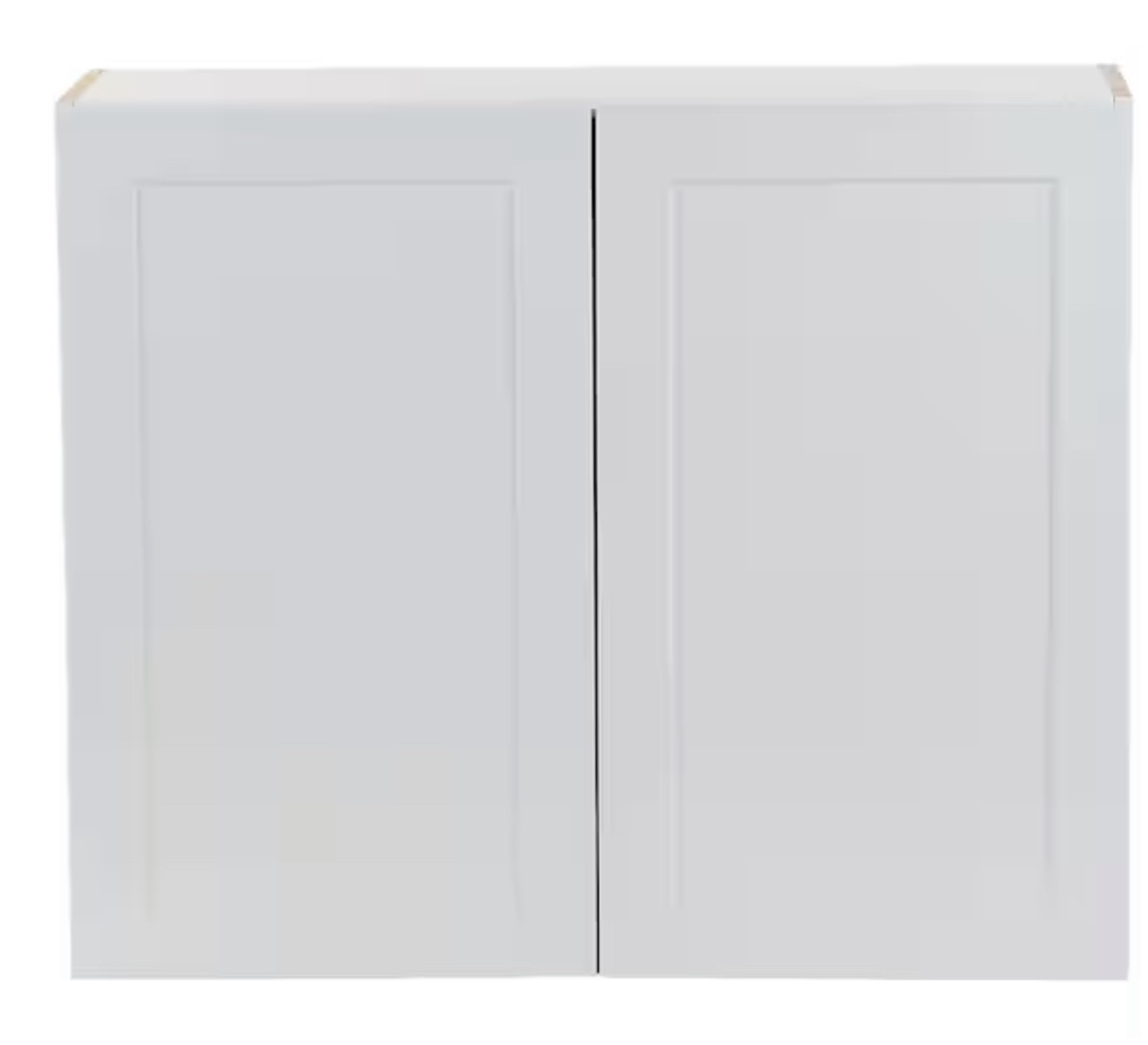 Cambridge White Shaker Assembled All Plywood Wall Cabinet with 2 Soft Close Doors (36 in. W x 12.5 in. D x 30 in. H)