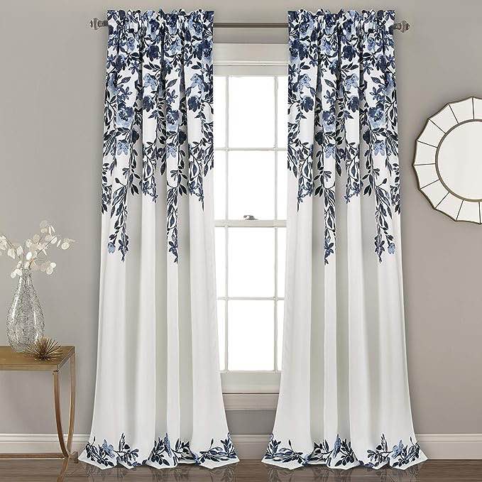 Lush Decor Light Filtering Window Curtains (similar to stock photo)