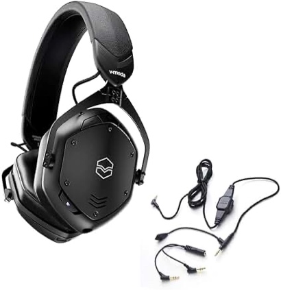 Crossfade 3 Wireless Over-Ear Headphones, Matte Black BoomPro Omni-Directional Microphone