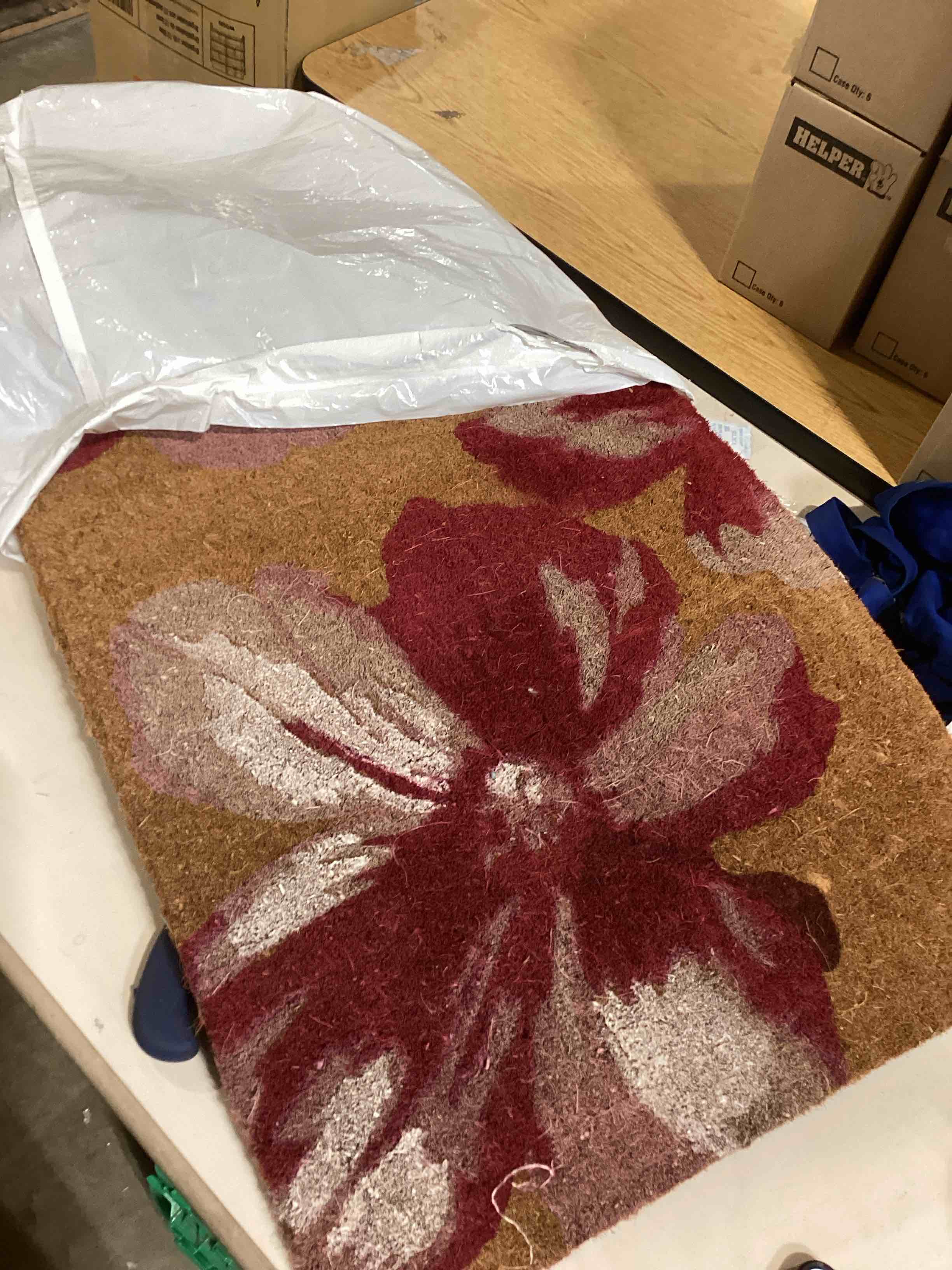 Notrax C11S1830SD Spring Daisies Coir Door Mat, 18" x 30"