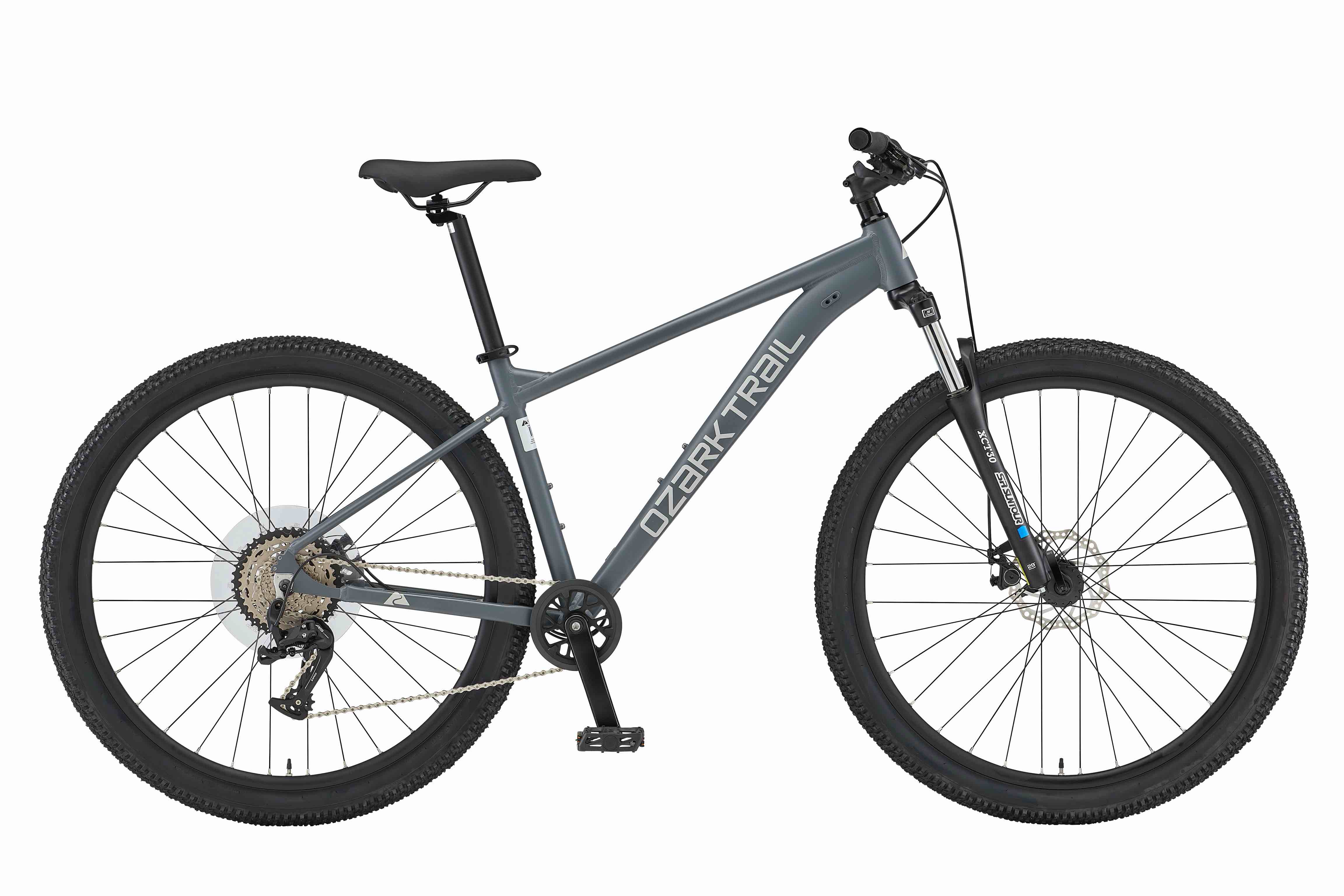 Ozark Trail 29" Ridge Mountain Bike, Medium Frame, Gray, Adult, Unisex