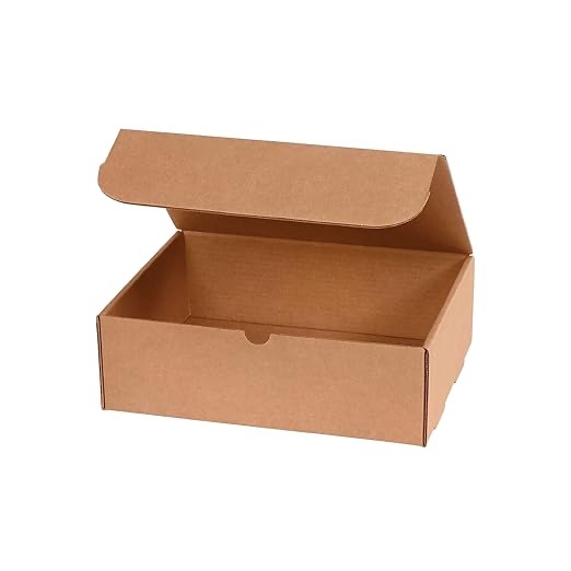 AVIDITI Shipping Boxes Medium 16"L x 12"W x 4"H, 50-Pack | Corrugated Cardboard Box for Packing, Moving and Storage 16x12x4 16124