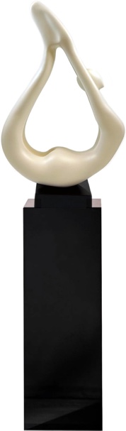 Finesse Decor Yoga Resin Handmade Statue Art Deco Floor Abstract Sculpture Living Decor with Base