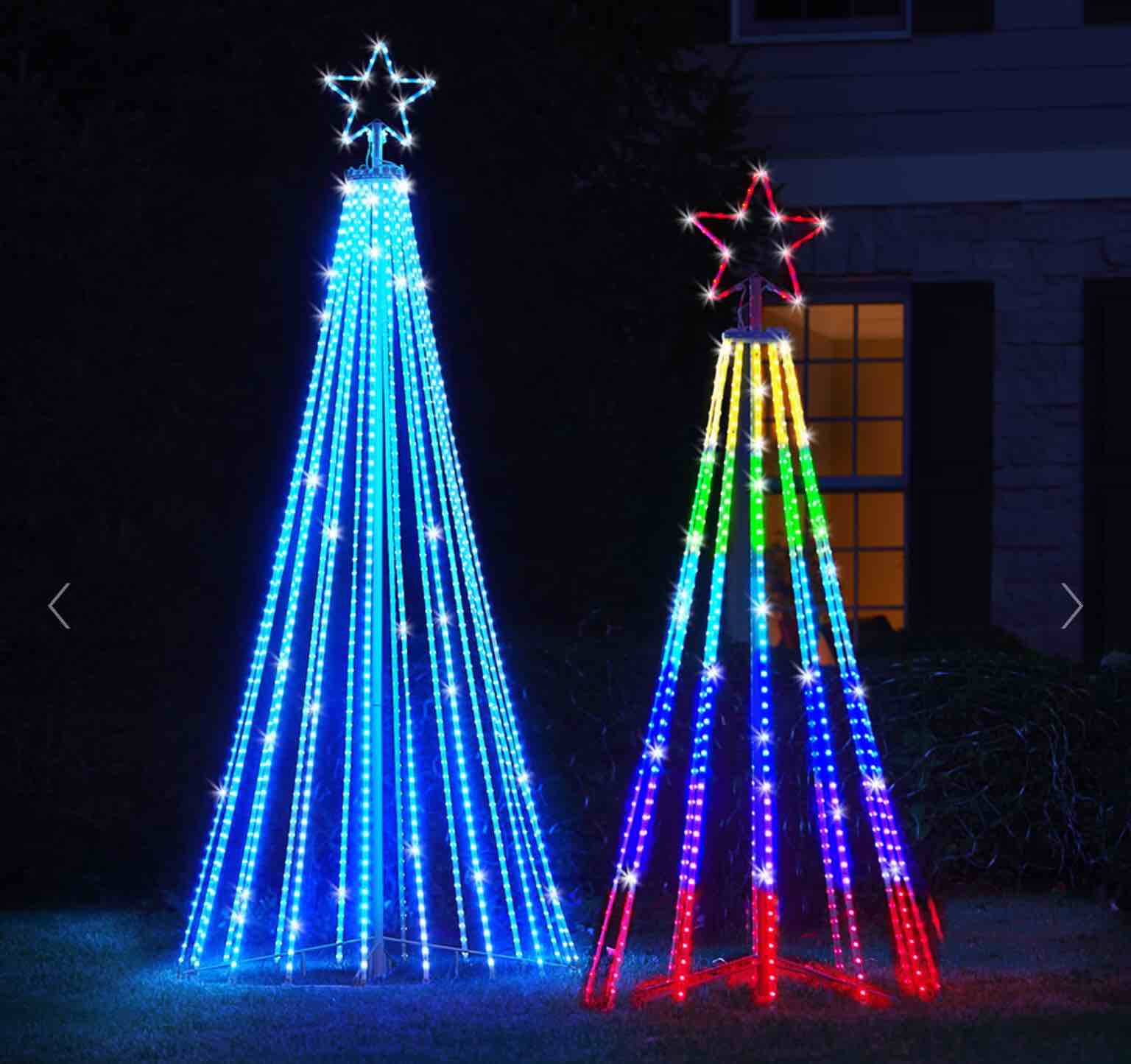 Choreographed Light Show Tree