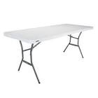Lifetime Commercial Folding Table - White - 6'