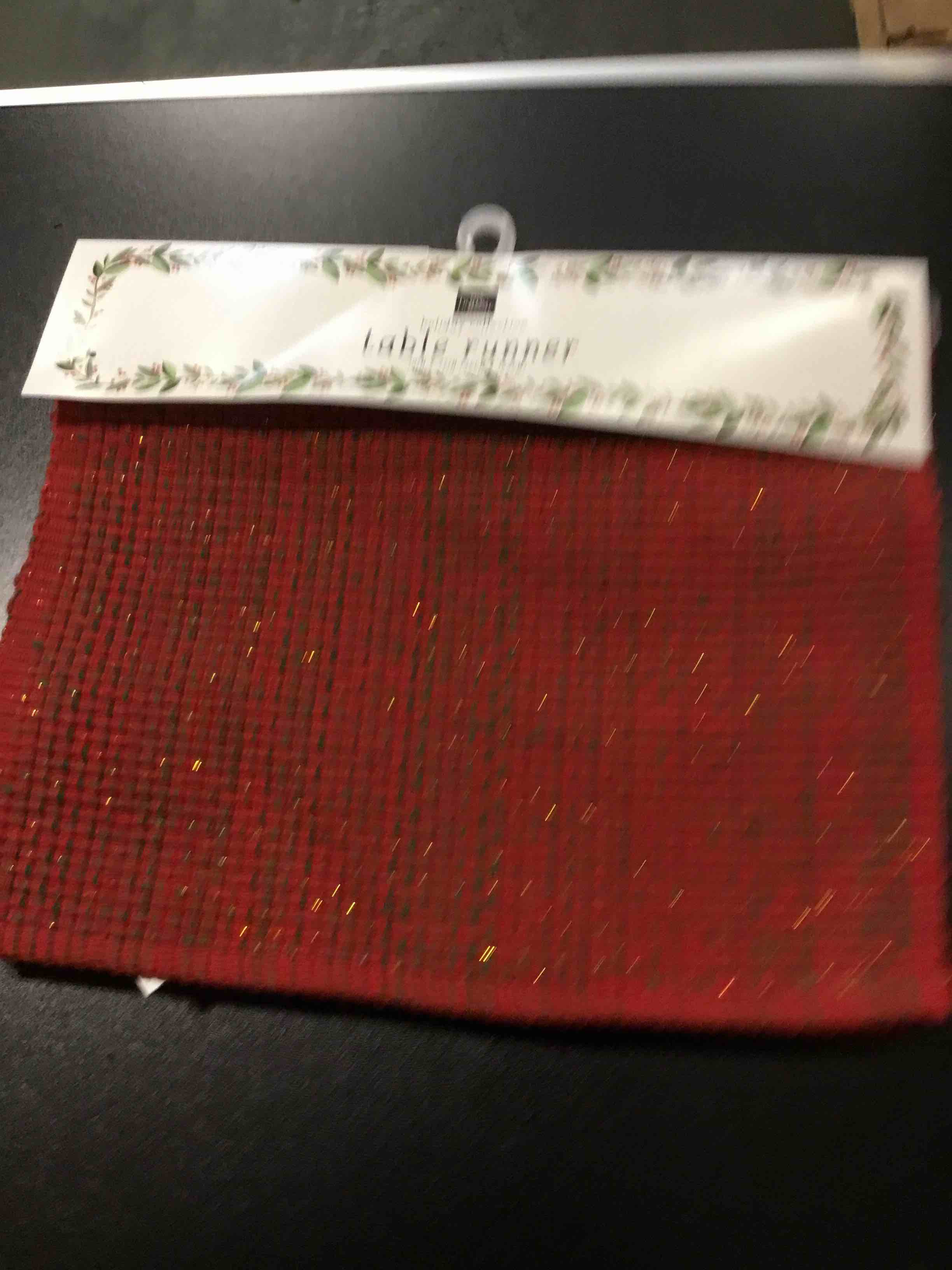 Red Green Plaid Christmas Table Runner, Winter Holiday Table Runners 72 inches Long, Xmas Decorations Indoor Outdoor Farmhouse Home Kitchen Dining Party Decor