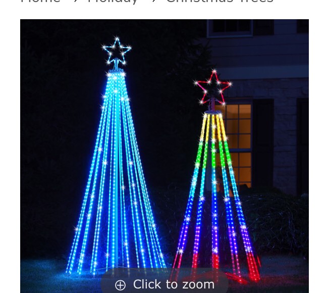 The Choreographed Light Show Tree