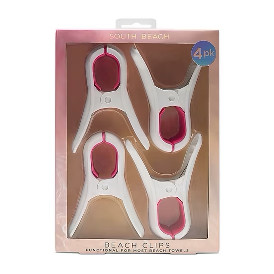 south beach clips 4 pk
