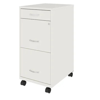 Margey 3-Drawer Mobile Vertical Filing Cabinet