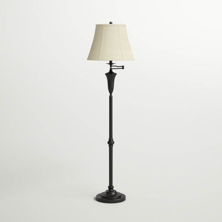 Hursey 62" Swing Arm Floor Lamp