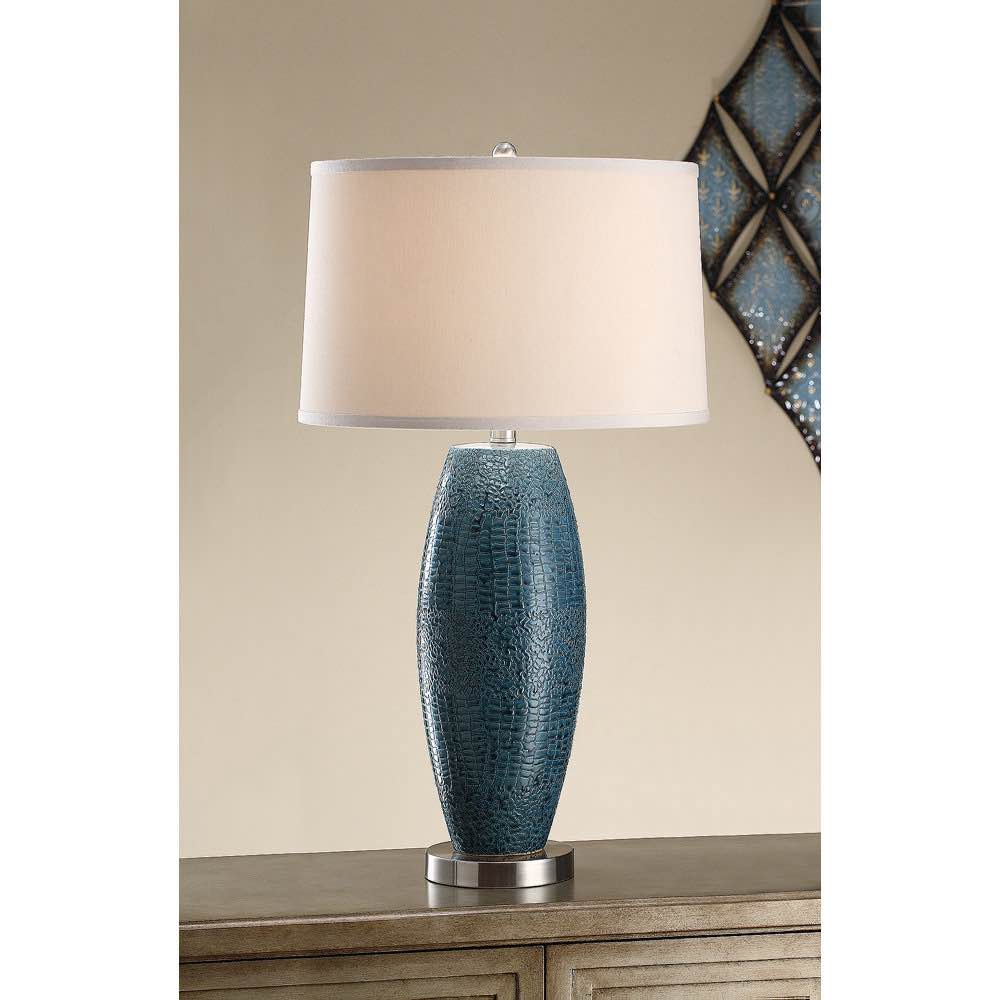 Melrose 28.75" Blue Table Lamp