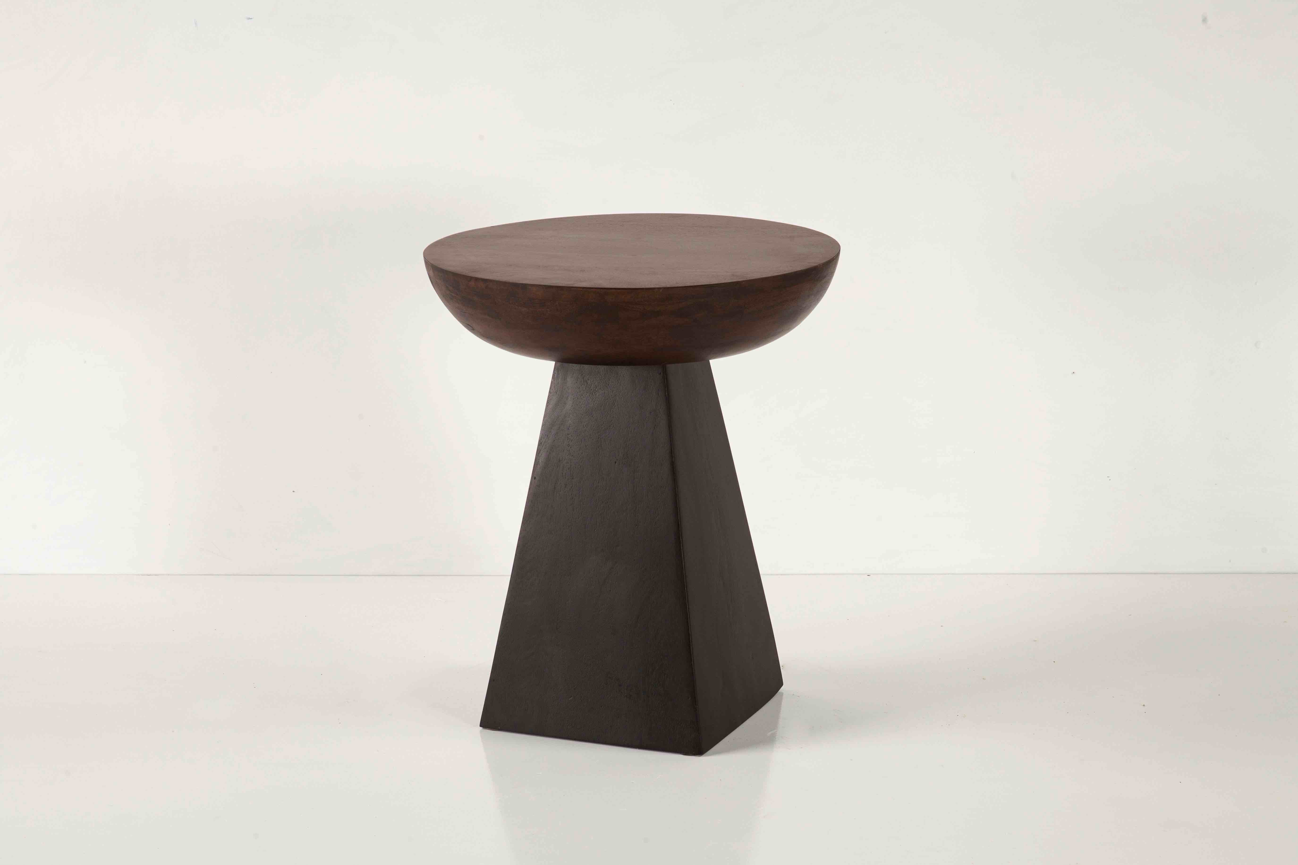 Madrid Solid Wood Pedestal End Table