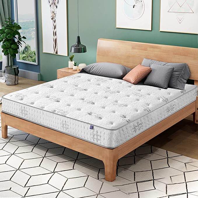 BSHOMGI Queen Mattress 12 Inch Gel Memory Foam Mattresses for Cool Sleep Pressure Relief, Gel Multi Layered Memory Foam Bed Mattress in a Box(Queen)