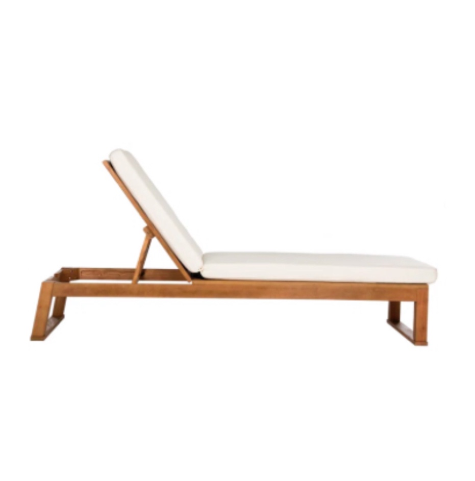 Faunce 80.9" Long Reclining Eucalyptus Single Chaise with Cushions