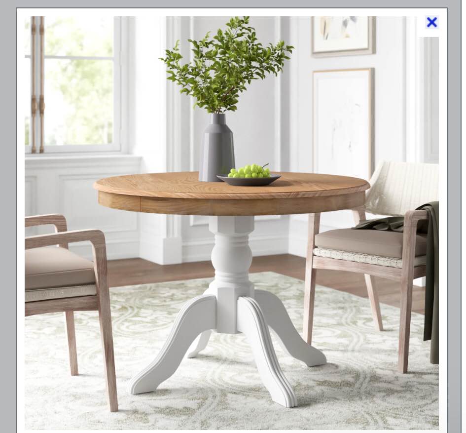 Kingery Pine Solid Wood Dining Table Box A