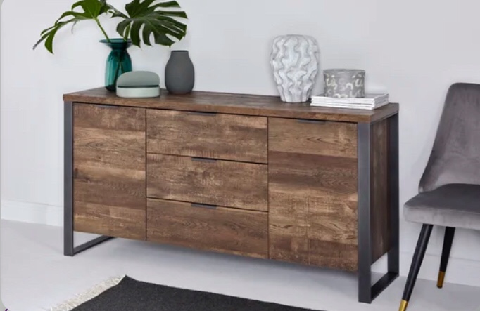 Draylen 59'' Wide 3 Drawer Sideboard