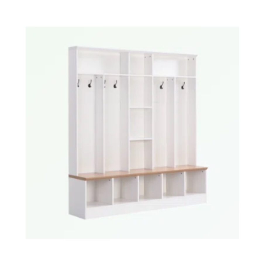 Yomaly Hall Tree 66.9'' Wide with Bench and Shoe Storage