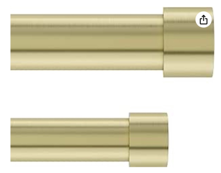 Cappa Drapery Solutions Double Curtain Rod