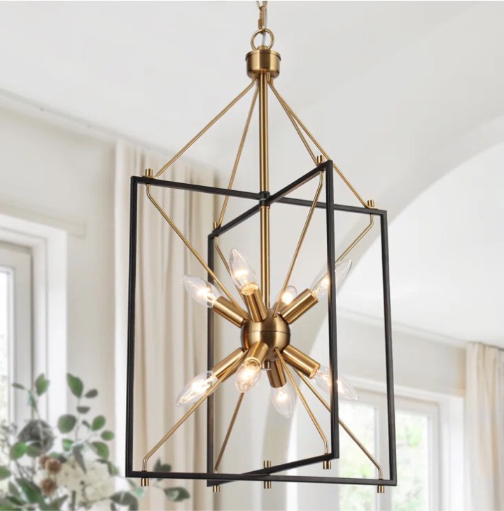 Marval 8-Light Sputnik Geometric Chandelier