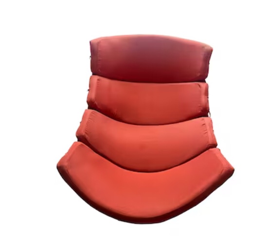 Tybori Lobster 47.24-in x 27.56-in Terracotta Porch Swing Cushion(Incomplete box 2 of 2 )