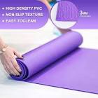 Funtery  Thick Yoga Mat Bulk, 68'' x 24'' x 3mm Exercise Workout Mat Non Slip Fitness Yoga Pad for Women Gym Home Yoga Pilates, Easy to Clean, Durable