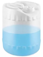 Closed Head Poly Pail - 5 Gallon, Natural