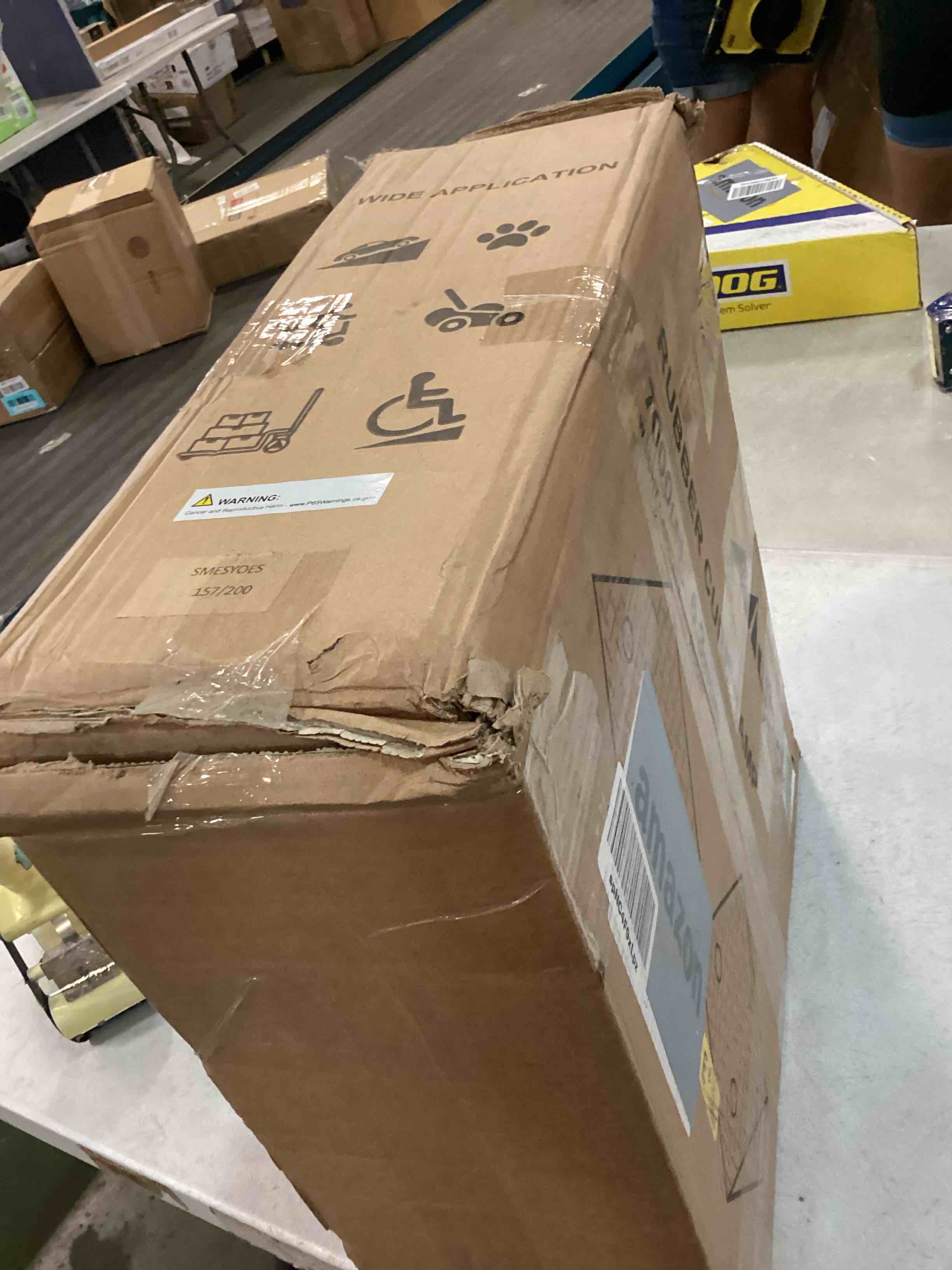 Nilight Rubber Curb Ramps, 6.3" Rise Height Heavy Duty Rubber Threshold Ramp, Portable Driveway Ramps for Cars Wheelchairs Scooter Lawn Mower, 7000lbs Load Capacity, 2 Pack