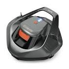 Cordless Robotic Pool Vacuum Cleaner,Portable Swimming Pool Cleaner Self-Parking Technology with LED Indicator,Ideal for above Ground/Flat Pools up to 860 Sq.Ft,Lasts 90 Mins White
