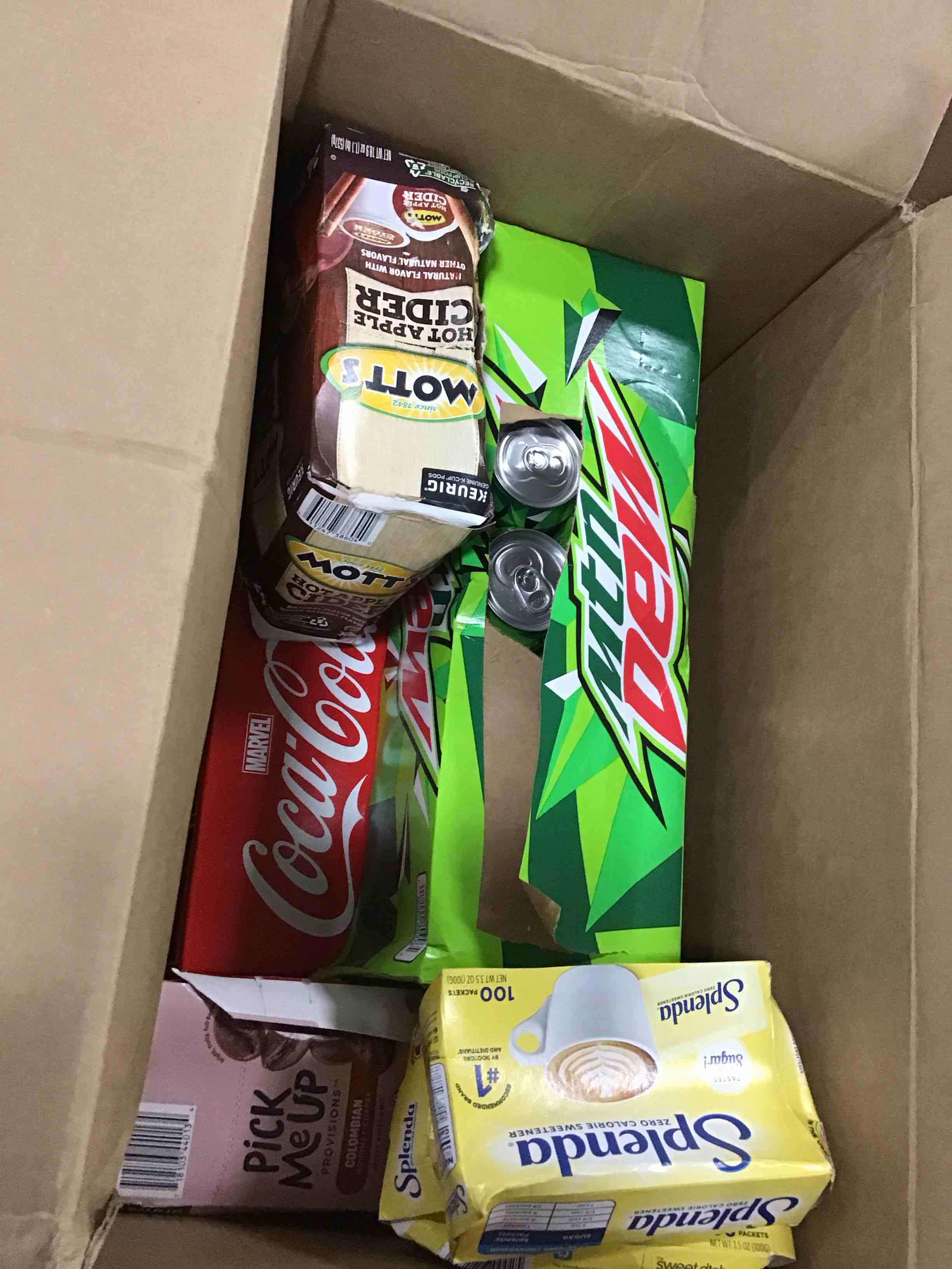 Assorted of different food products, snacks, drinks and other..(expiration date may vary)