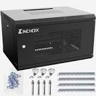Kinchoix 6U Server Cabinet Wall Mount Network Rack Enclosure Cabinet Enclosure for Computer Data Networking Electronic Equipment, Removable Side Panels 14.5in Depth