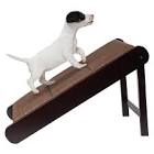 Pet Ramp - Foldable Wooden Dog Ramp for Getting onto Beds, Couches, or Into Vehicles - Dog Accessories for Small Dogs by PETMAKER (Black/Gray)