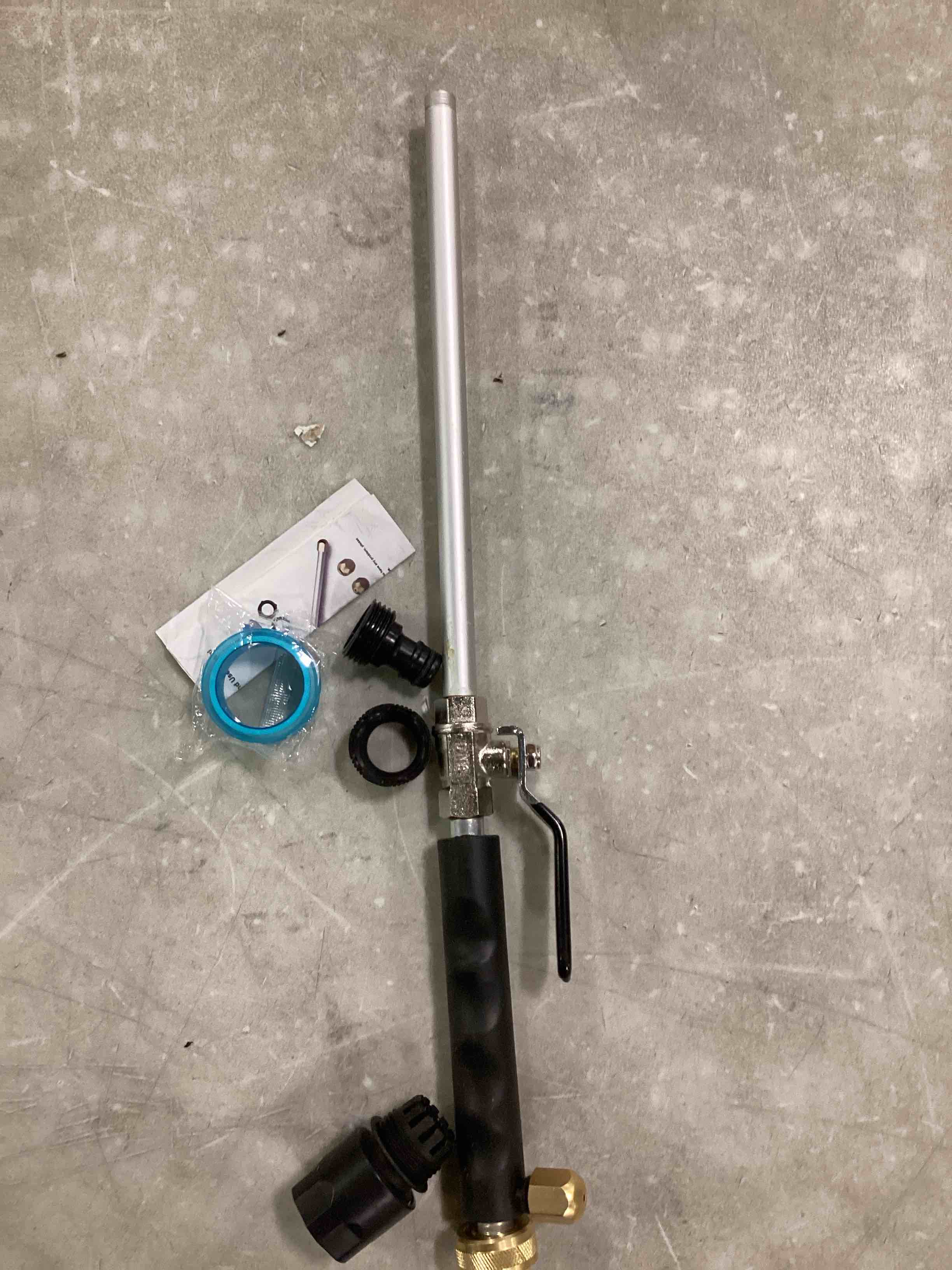 Upgraded Jet Nozzle for Garden Hose Power Washer Wand Hydro Jet High Pressure Washer Tools with 2 Different Nozzles and Hose Quick Connectors