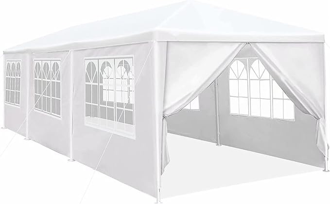10' X 30' Canopy Tent with 8 Side Walls for Party Wedding Camping and BBQ