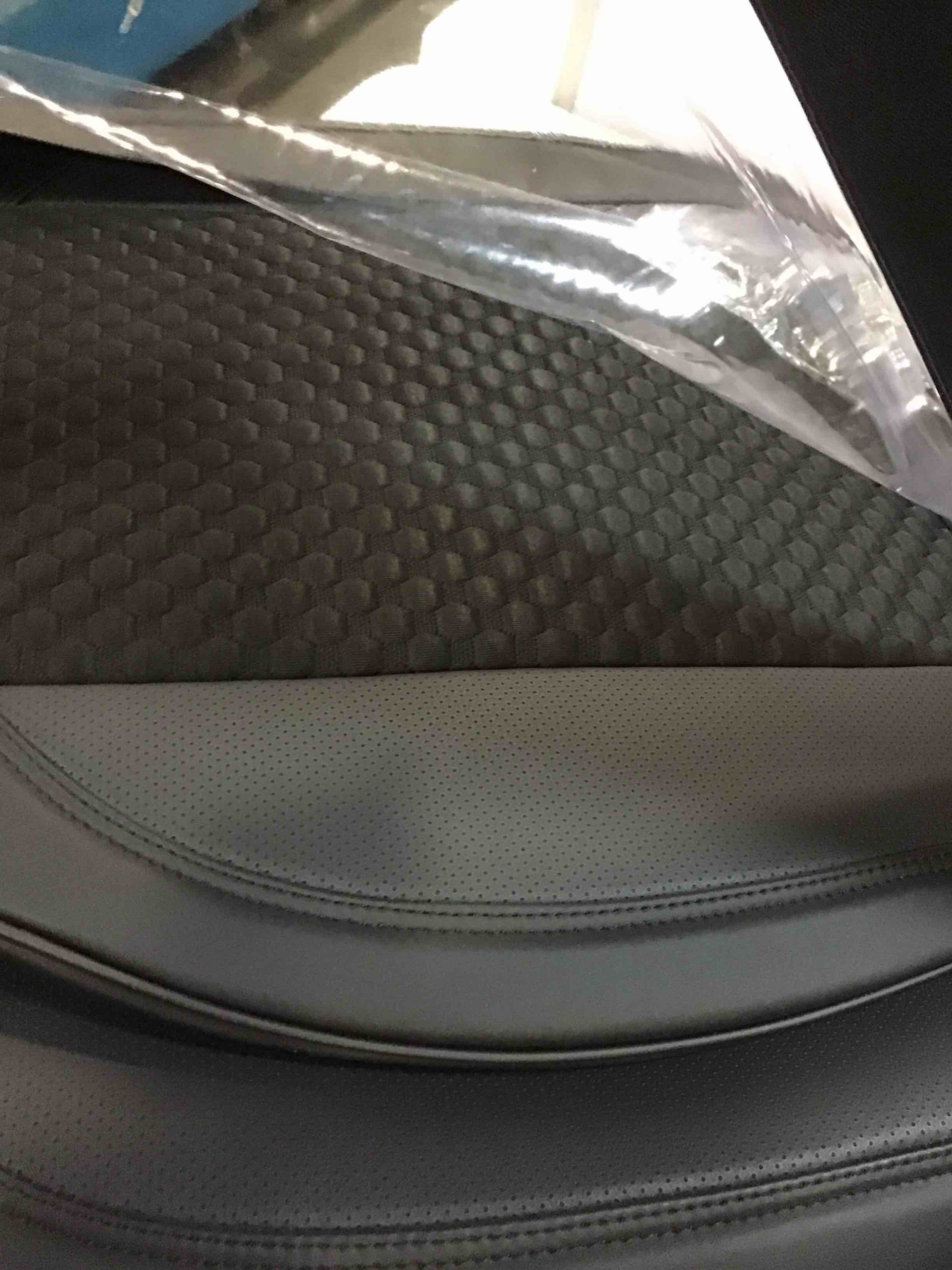 Coverado Front Car Seat Covers, 2 Pieces Seat Covers for Cars, Waterproof Faux Leather Car Seat Protectors with PE Massage Fabric, Luxury Driver Seat Cover Universal Fit for Most Vehicles, Black