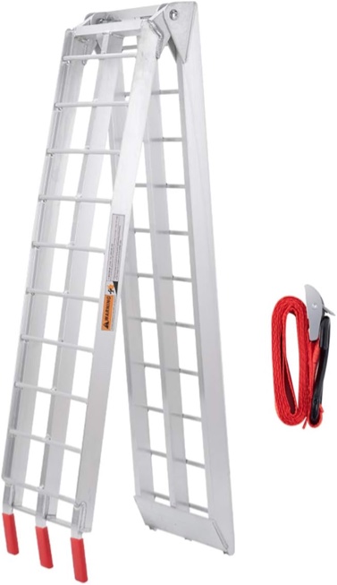 VENDAV Motorcycle Ramp for Pickup Trucks 7.5FT Folding Aluminum Dirt Bike Ramp,750 lbs Capacity ,PC.