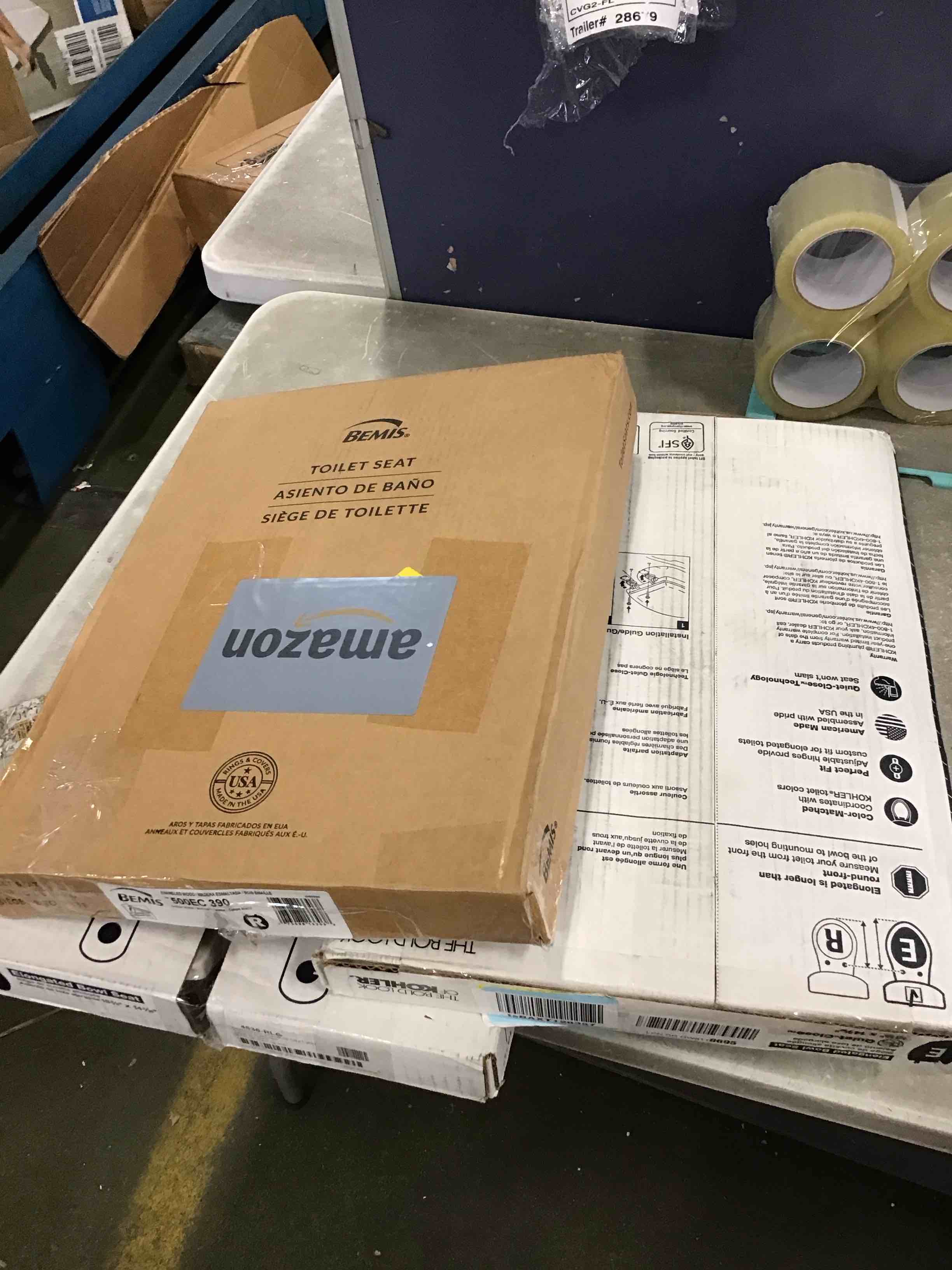 Assortment of Round Bowl Seats, fits all round toilets, different styles and different sizes, from different brands,