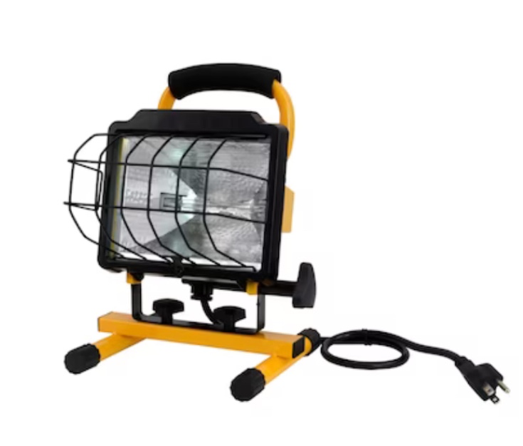 Utilitech 500 Watt Halogen Stand Work Light 