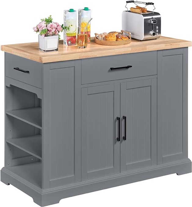 Cushing Wood Kitchen Island