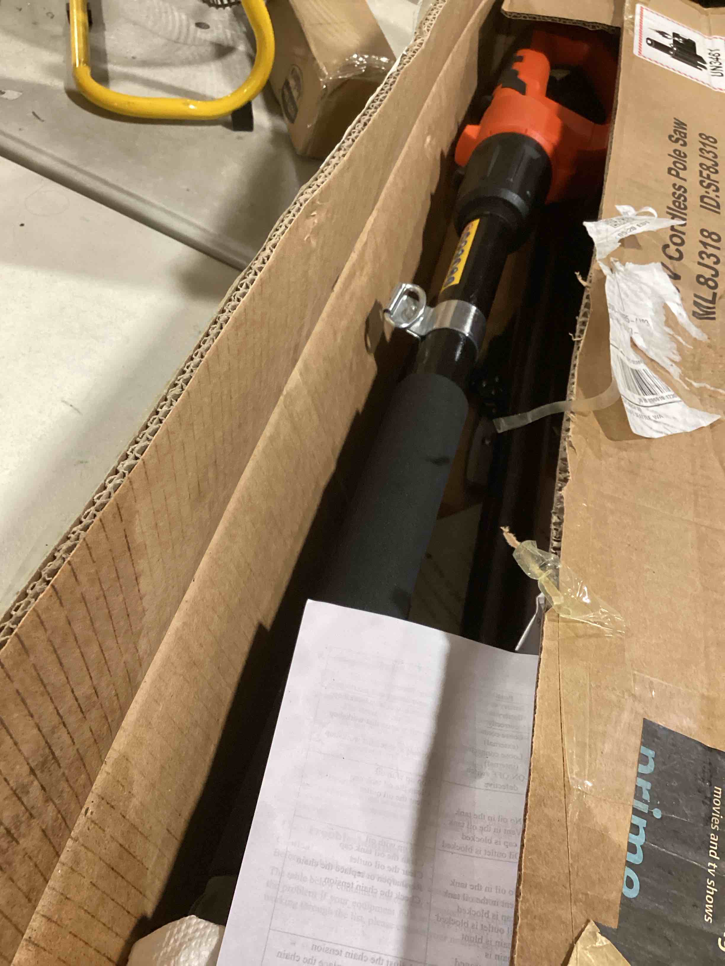 Pole Saw 8-Inch Cordless Pole Saws for Tree Trimming, 15-Feet MAX Reach Electric Pole Saw, 16ft/s Cutting Speed Auto Oiling Multi-Angle Pole Chainsaw with 20V 2.0Ah Battery & Charger