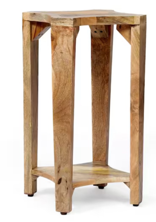 Solid Wood End Table 