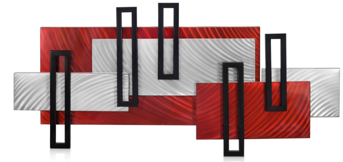 Five Squared Metal Wall Décor