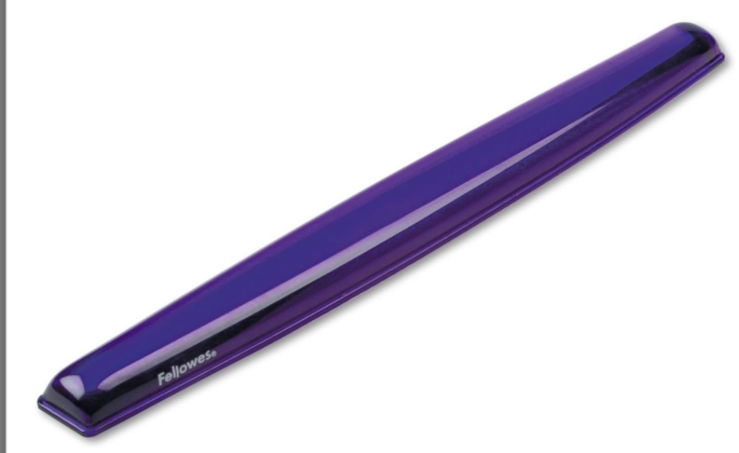 Fellowes Gel Crystals Wrist Rest, Purple (91437)